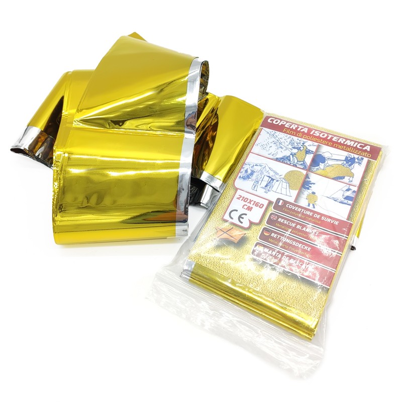 color dorado y plateado 50 mantas de rescate para emergencias 2,10 x 1,60 cm