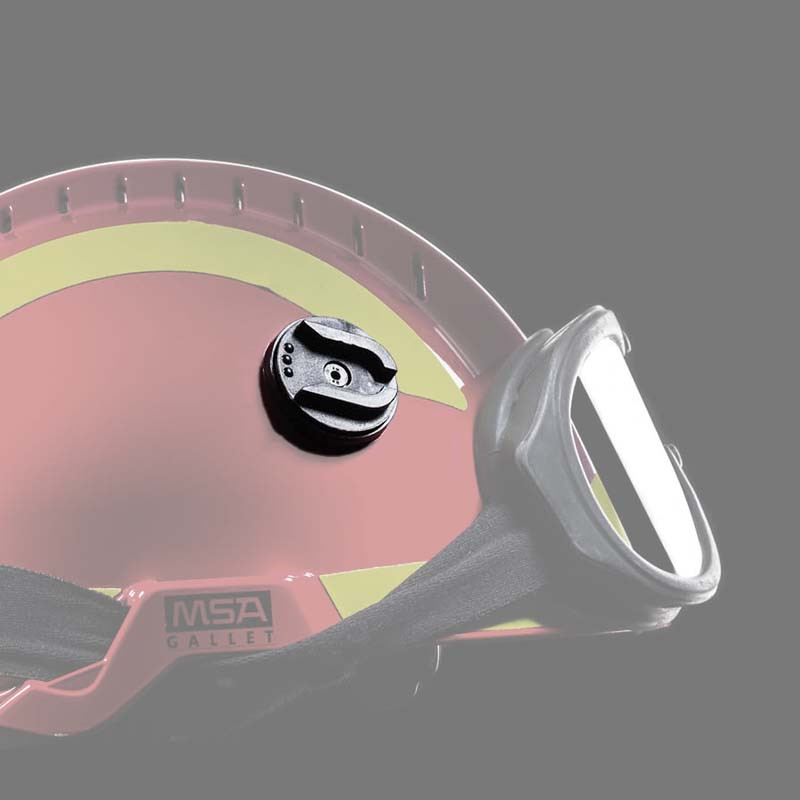 Viaje Ideal Torbellino Soporte de linterna para casco MSA F2
