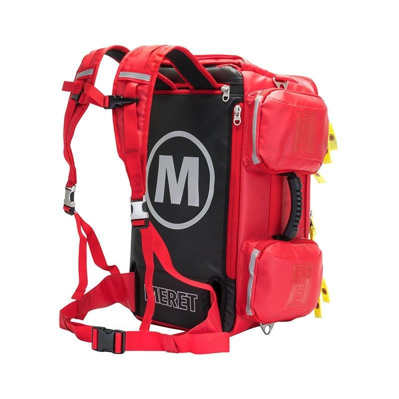 MERET OMNI™ PRO X ROJO  Bolsa/mochila para material de emergencias  sanitarias. Rojo
