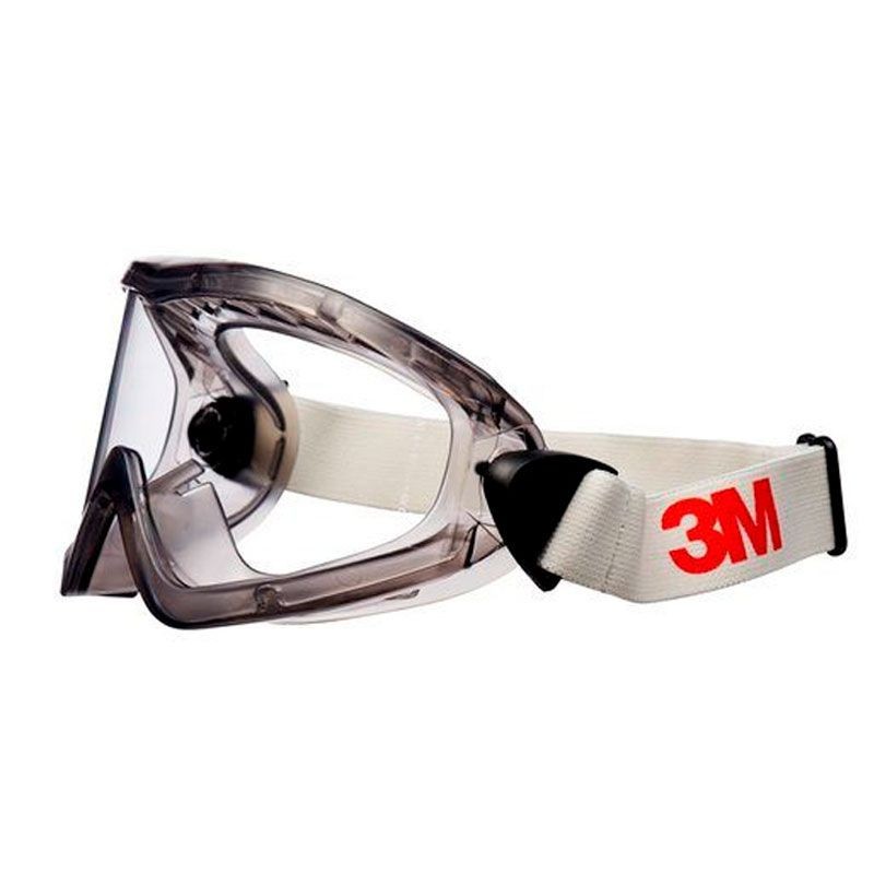 Gafas panorámicas de seguridad 3M 2890S, Anti-empañamiento, Protección UV, Resistente a rayaduras