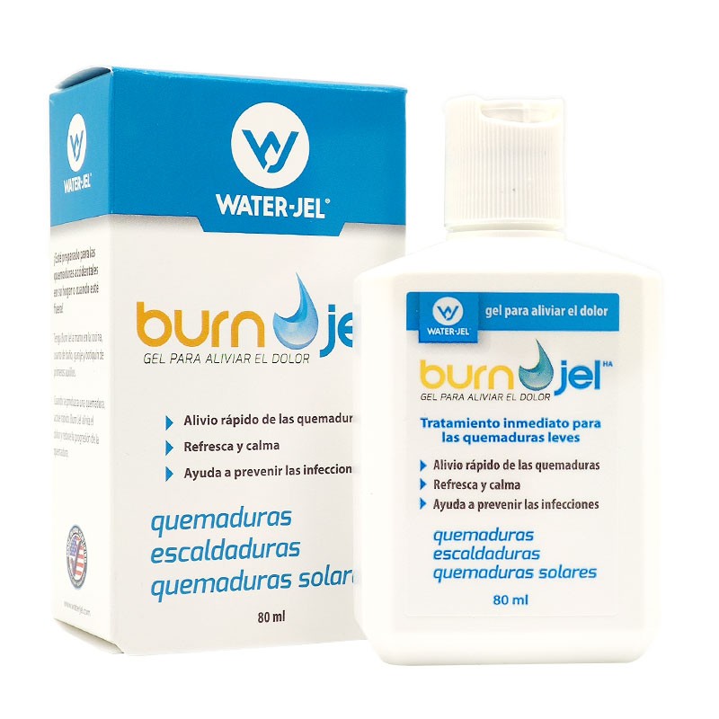 BurnJel - Brasil | Garrafa de gel de água para queimaduras 80 ml.