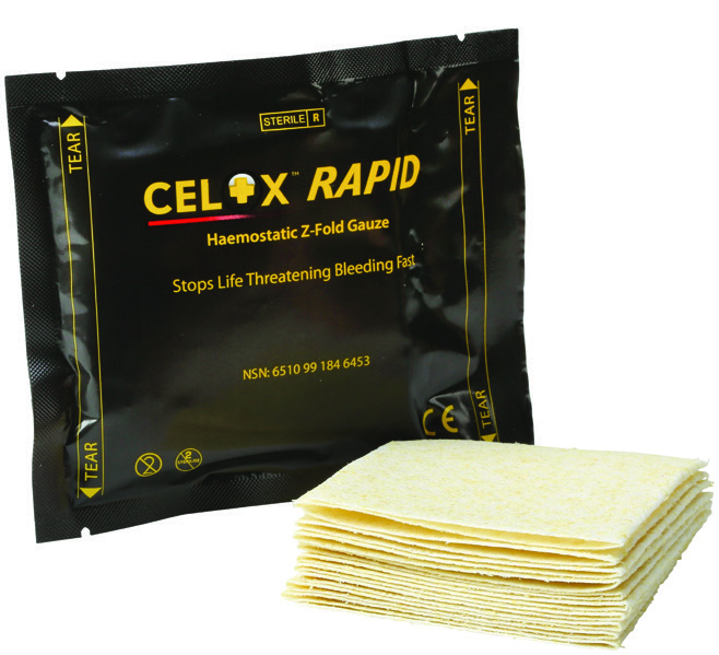 CELOX, el hemostático más vendido en España. Venda hemostática - Adaro