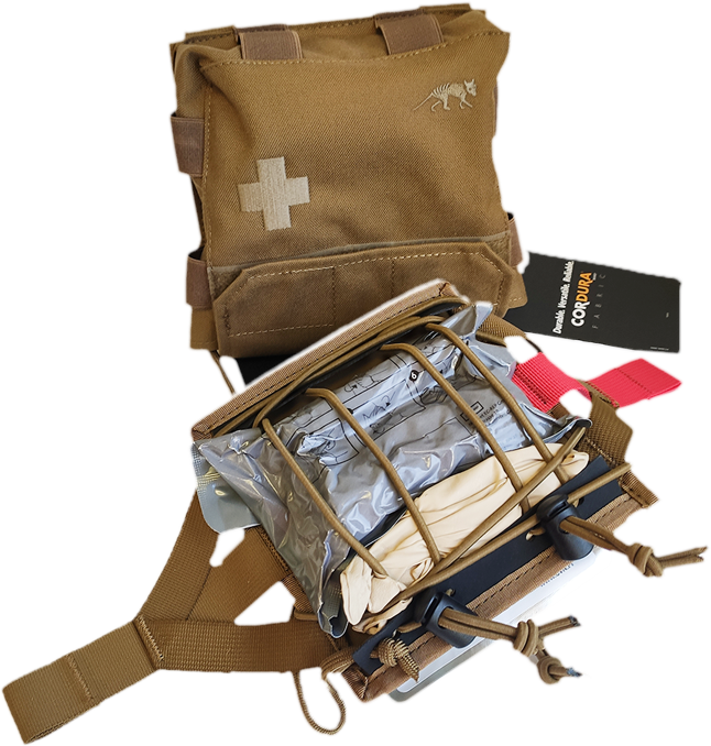 Botiquín Rhino Rescue Médico Táctico. Kit de primeros auxilios IFAK de  tamaño compacto.